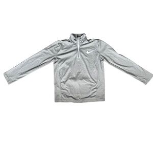 Nike Gray Quarter-Zip Pullover